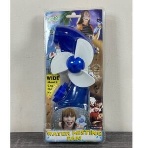 Squeeze Breeze Sports Water Bottle Misting Fan Purple Model 2050 NOS 2001 Sealed